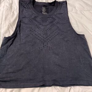 Heather gray Aztec cut out athletic top